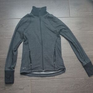 Nike Women's Dark Gray Full-Zip Jacket